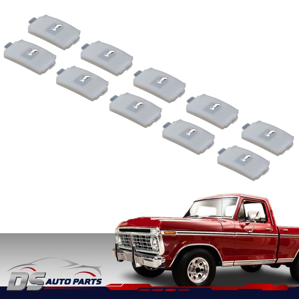 73-79 Ford Pickup Truck Tailgate Tail Gate Moulding Molding Trim Clips 10pcs DD