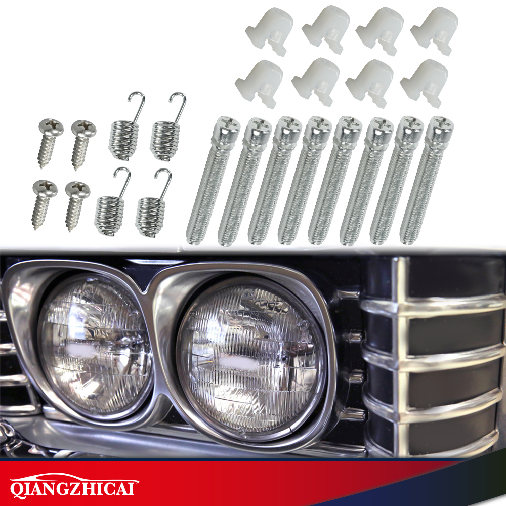 Headlight Adjuster Kit For 1962-1967 Impala Belair Biscayne – 1.5" Screws & Springs, Left/Right Fit