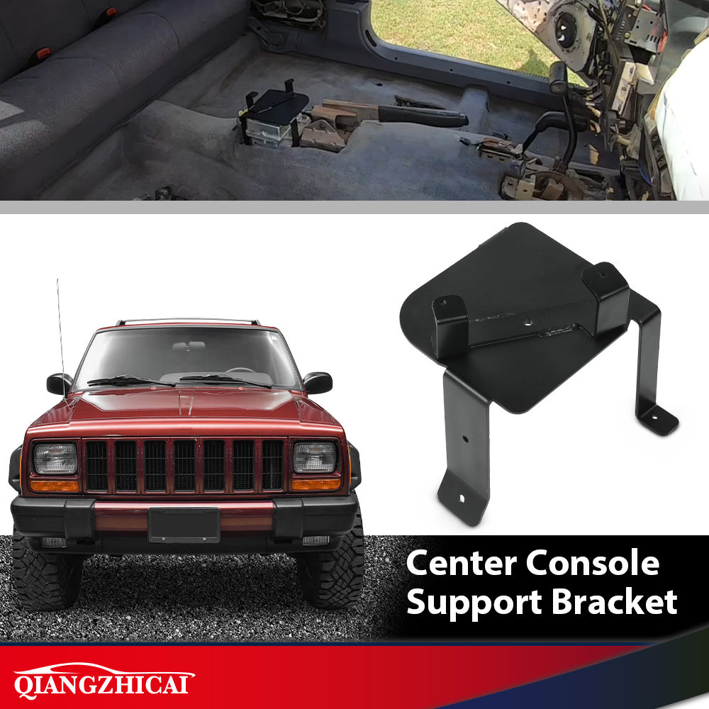 Center Console Support Bracket Replacement For 1997-2001 Jeep Cherokee XJ – Black Steel