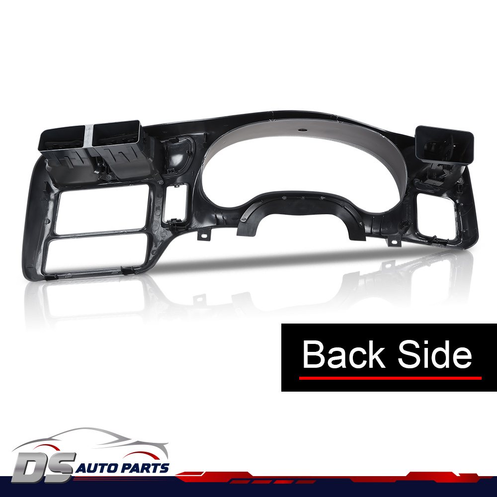 Fit For 98-04 Chevy S10 Blazer Cluster Radio Dash Trim Bezel Jimmy Double Din