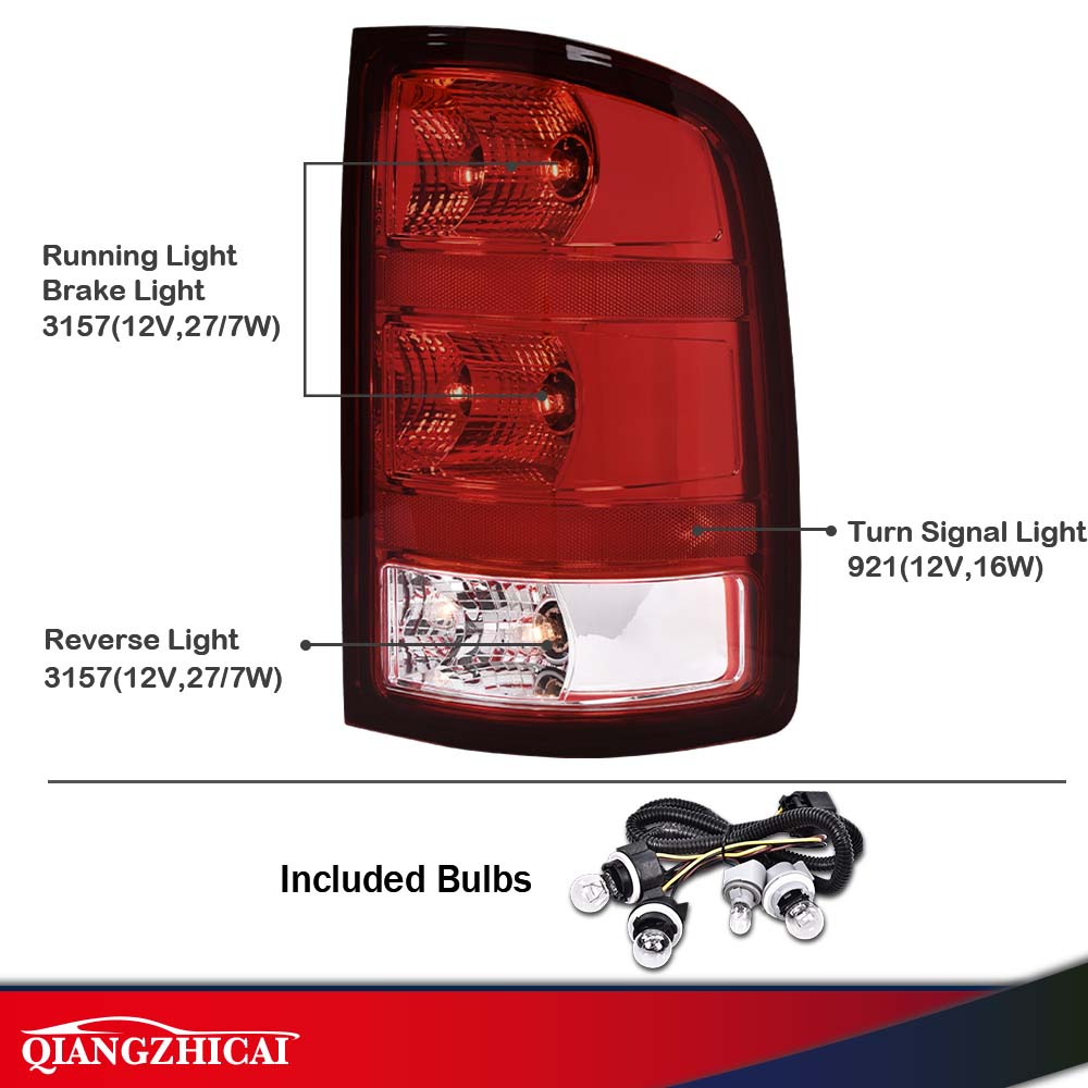 Fit For 07-13 GMC Sierra 1500 2500 3500HD Rear Tail Light Brake Lamp Left Side - Foto 3